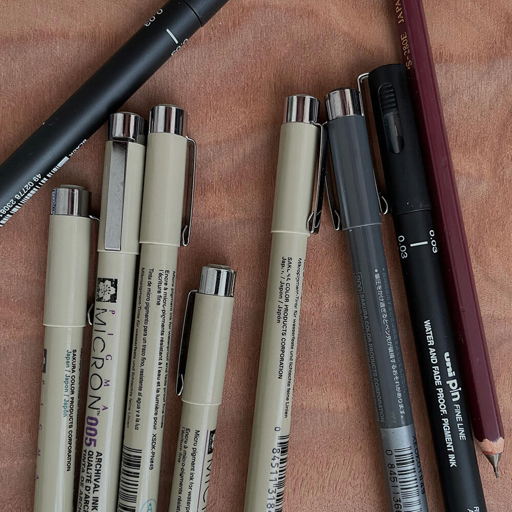 Drawing tools.